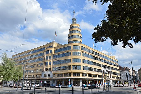 Fostul Institut Belgian Național al Transmiterii Radio din Ixelles (Bruxelles, Belgia) (1938)