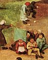 Image 6Detail from Children's Games by Pieter Bruegel the Elder (1560), showing Flemish girls playing popular games of the era (from Girls' toys and games)