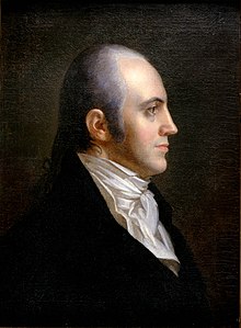 Portrait de 1802 représentant Aaron Burr.
