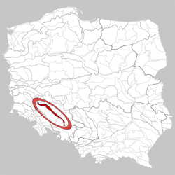 Location of the Wrocław Valley in Poland