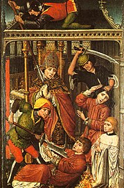 Martyrdom of St. Lambert of Maastricht.