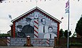 Loyalist mural in Ballymacarrett Road, east Belfast.
