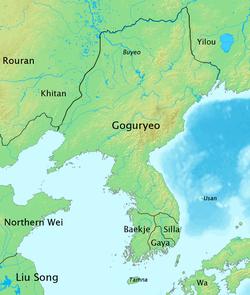 Kogurjo (Goguryeo) 476-ban
