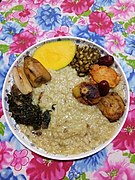 A softer style of khichuri is consumed in Sylhet.