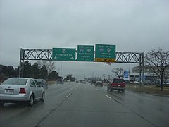 Photograph of the road signs