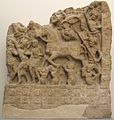The great departure with riderless horse, Amaravati, 2nd century CE.