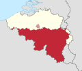 Communauté française in Belgium.svg