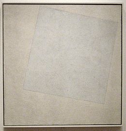 Kazimir Malevich, Suprematist Composition: White on White, 1918