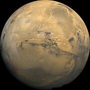 Planet Mars image by Viking 1, 1976