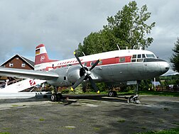 Un Iliouchine Il-14 de la compagnie aérienne de la RDA Interflug.
