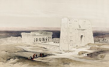 159. Temple of Edfou: Ancient Apollinopolis, Upper Egypt.