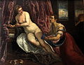 『ダナエ』（1570年）　リヨン、リヨン美術館所蔵