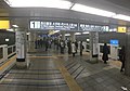 Chiyoda Line platforms with new platform screen doors installed, 2019
