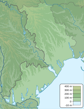 Погоріле (озеро, Одеська область). Карта розташування: Одеська область