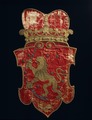 Coat of arms of Finland from the funeral procession of Gustav II Adolf from 1633.
