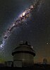 Kupola 1540 mm reflektorja Veliki Danec na Observatoriju La Silla