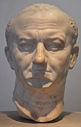 Portrait bust of Vespasian from Ostia, 69–79 AD, Palazzo Massimo alle Terme, Rome