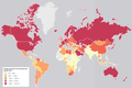 Image 16A map showing the world energy consumption per capita based on 2013 data from the World Bank. (from Urban geography)