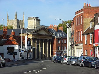Castle Street in the town venter of Reading