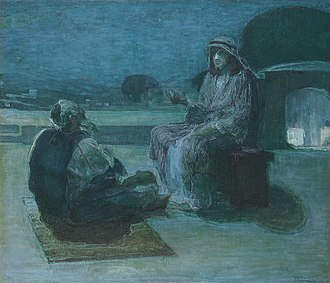 Tanner - Nicodemus coming to Christ II