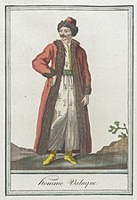 Boier valah, de Jacques Grasset de Saint-Sauveur, c.1797, gravură