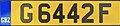 Image 16A current Gibraltar rear number plate featuring the country identifier GBZ (from Transport in Gibraltar)