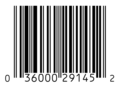 GTIN-12 number encoded in UPC-A barcode symbol. First and last digit are always placed outside the symbol to indicate Quiet Zones that are necessary for barcode scanners to work properly