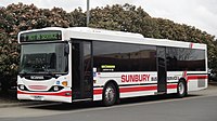 Bus at Sunbury station