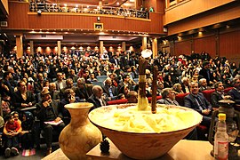 KafbikhYalda sweets in public yalda ceremony 2016 Mashhad