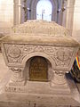 Tomb of the unknown soldier at the Mausoleum of Mărășești with the inscription "Pe aci nu se trece - Mărășești 1917"