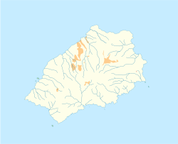 Dominios franceses de Santa Elena ubicada en Isla Santa Elena