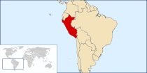 Localisation du Pérou dans le monde et en Amérique du Sud