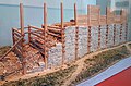 Model of a fortification wall, Urnfield culture