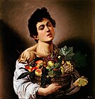Fanciullo con canestro di frutta, 1593, Galleria Borghese, Roma.