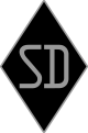 Emblem of the Sicherheitsdienst des Reichsführers-SS (SD).svg