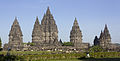 Image 92Prambanan in Java was built during the Sanjaya dynasty of Mataram Kingdom, it is one of the largest Hindu temple complexes in Southeast Asia. (from History of Indonesia)