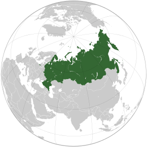 Rusia pe glob