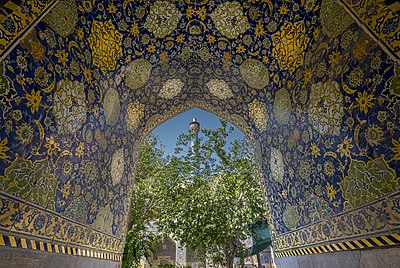 نگارگری دیوارهای مسجدشاه (اصفهان)