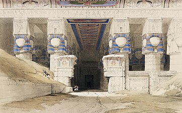 161. Portico of the Temple of Dendera.