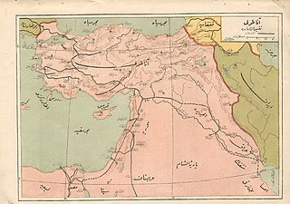 خط السكك الحديدية العثمانية عشية الحرب العالمية الأولى