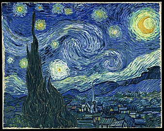 Vincent van Gogh, The Starry Night, 1889