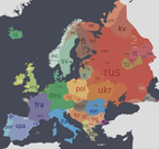 Nyelvi sokféleségünk európai térképe