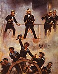 アントン・ロマコ: 『リッサ海戦のテゲトフ提督』（1878-1880年）