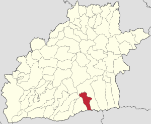 Localizarea comunei în cadrul județului