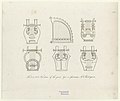 Varieties of the great lyre or phorminx; Number 2 is the trigonon. (1812). (center top) In the collection of the New York Public Library.