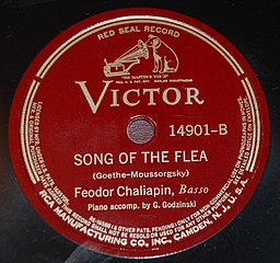 RCA Victor Red Seal Records label, late 1930s