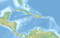 دریای میانه‌ای آمریکا در کارائیب واقع شده