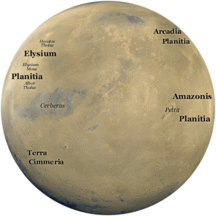 Globo de Marte - Elysium Planitia.gif