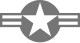 Letecký výsostný znak USAF (provedení se sníženou viditelností)