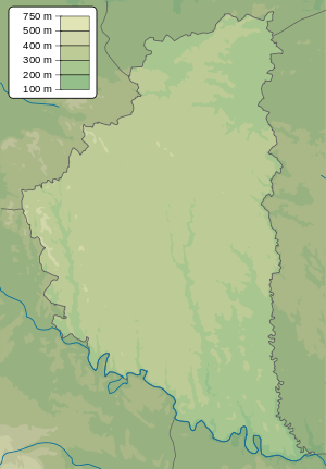 Касперівський ландшафтний заказник. Карта розташування: Тернопільська область